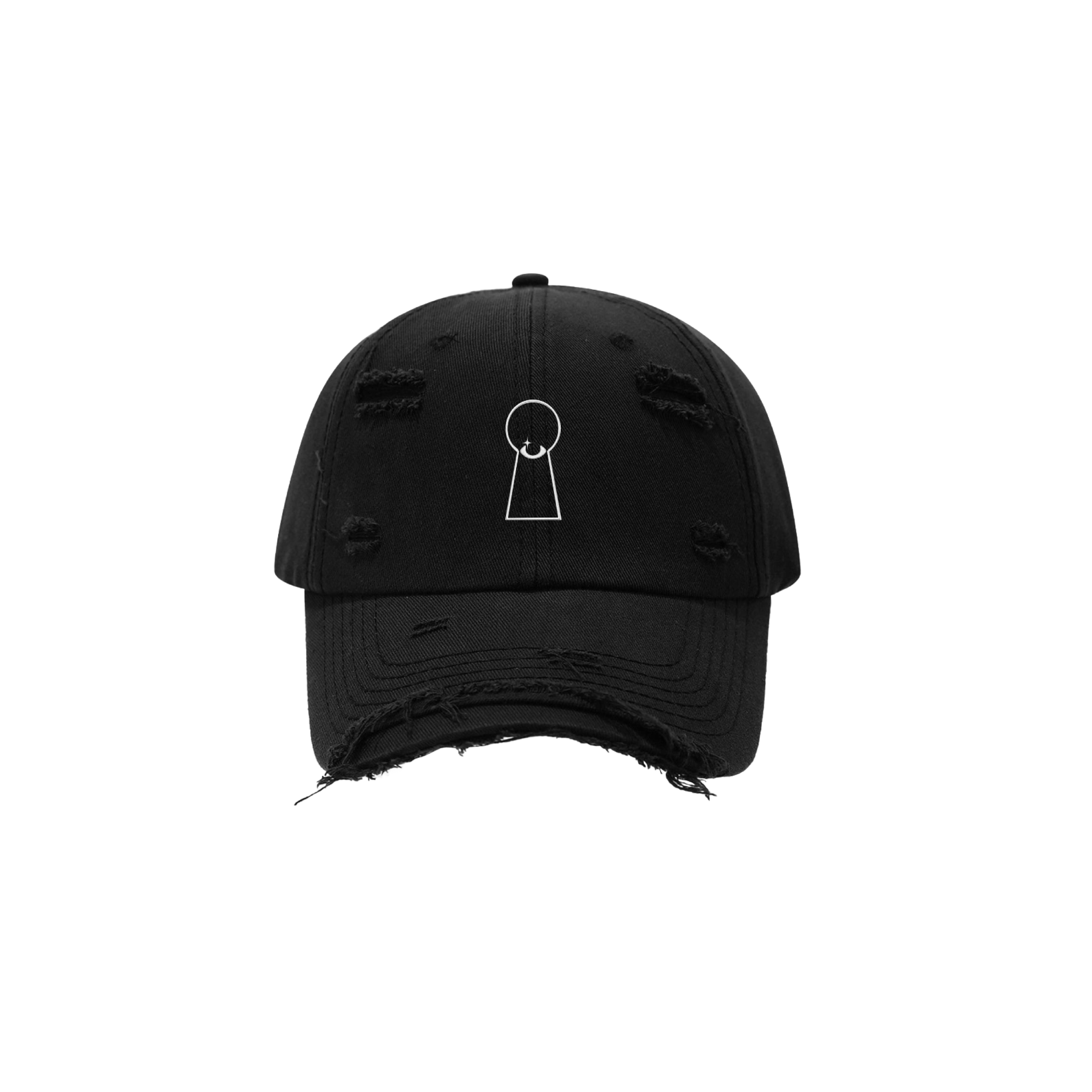 DISTRESSED LOGO DAD HAT